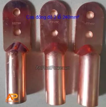 Cos đồng đỏ 2 lỗ 240mm²