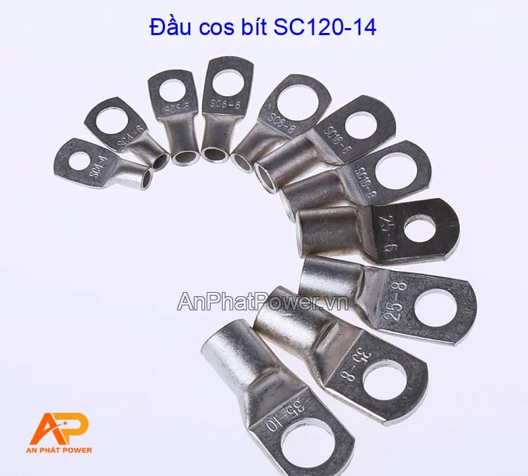 Đầu cos bít SC120-14