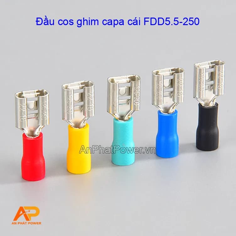 Đầu cos ghim capa cái FDD5.5-250,