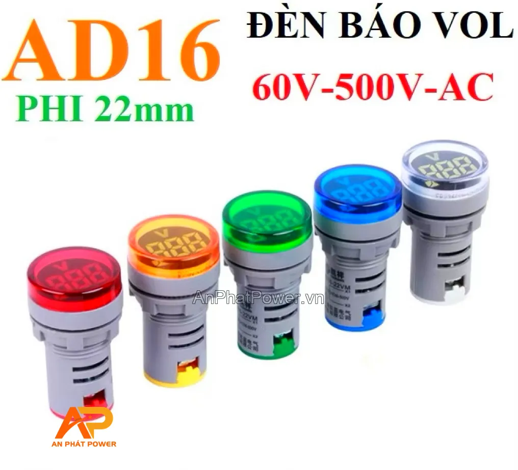 Đồng hồ đo điện áp AC AD16-22D