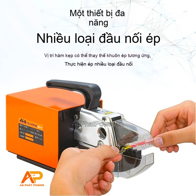 Máy bấm cos khí nén