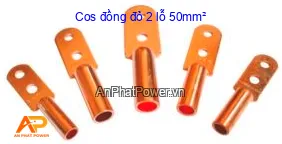 Cos đồng đỏ 2 lỗ 50mm²