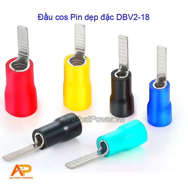 Đầu cos Pin dẹp đặc DBV2-18