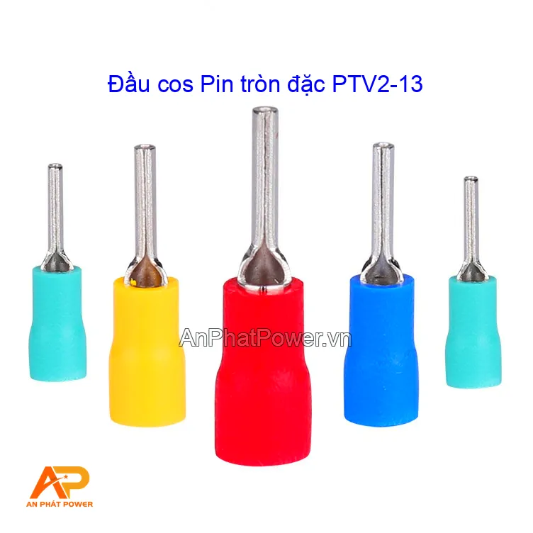 Đầu cos Pin tròn đặc PTV2-13