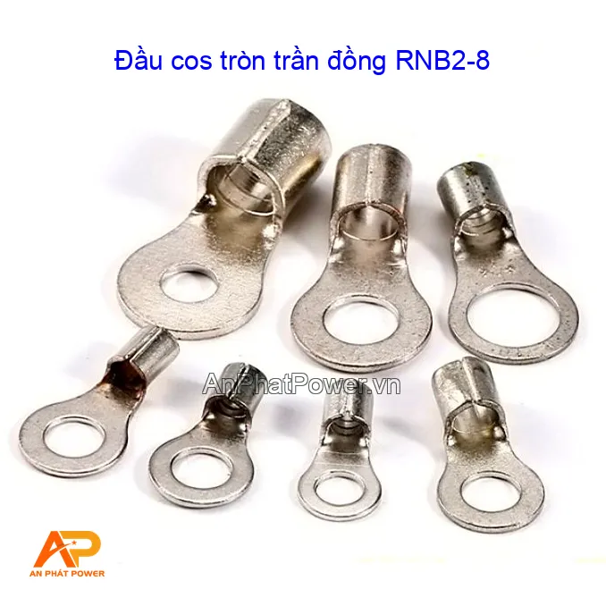Đầu cos tròn trần đồng RNB2-8