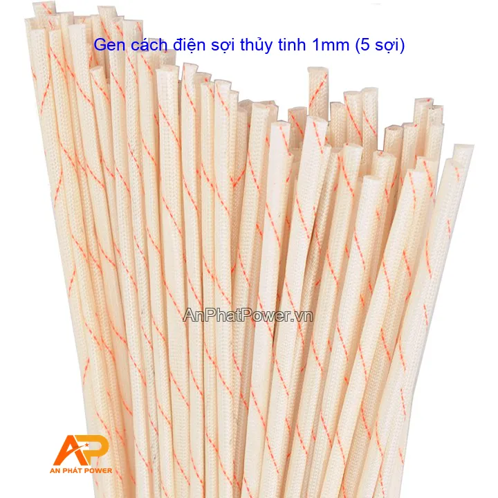 Gen cách điện sợi thủy tinh 1mm (5 sợi)
