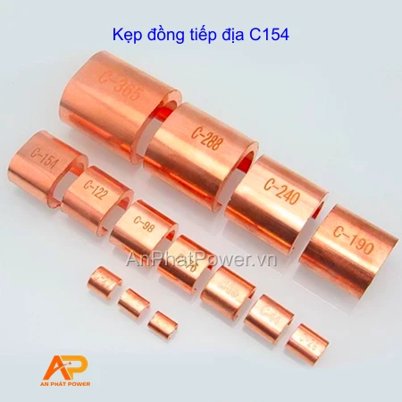 Kẹp đồng tiếp địa C154