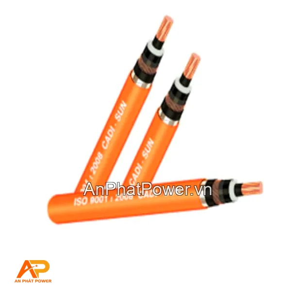 Cáp trung thế 36kV Cu/XLPE/PVC/DATA/PVC W 1x50mm2 Chính hãng