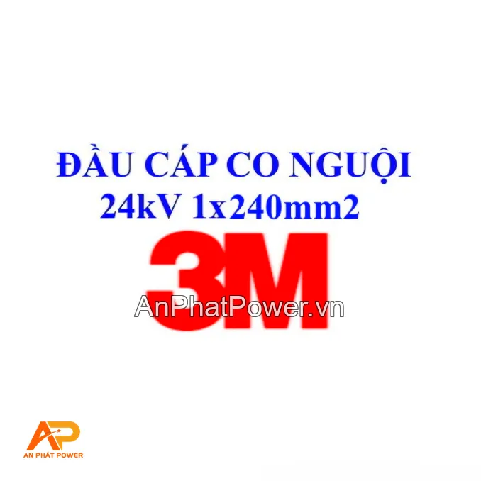 Đầu cáp co nguội 1 pha 3M 24kV, tiết diện 240mm2 Chính hãng