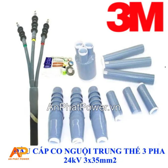 Đầu Cáp Co Nguội 3 Pha 3M 24kV 3x35mm2 Chính hãng