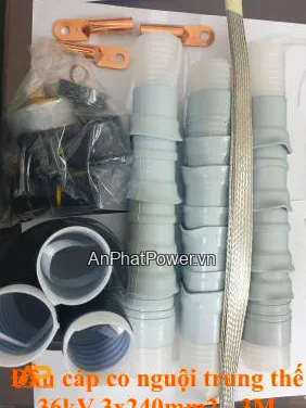 Đầu cáp co nguội 3 pha 36kV 3x240mm2 Chính hãng