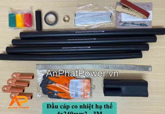 Đầu cáp co nhiệt hạ thế 4x240mm2 3M (cho cáp 4 lõi) Chính hãng