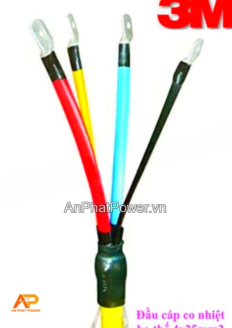 Đầu cáp co nhiệt hạ thế 3M 1kV 4x25mm2 Chính hãng