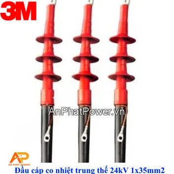 Đầu Cáp Co Nhiệt 1 Pha 24kV 3M cho Cáp 35mm2 Chính hãng