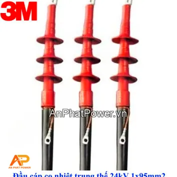 Đầu Cáp Co Nhiệt 1 Pha 24kV 3M cho Cáp 95mm2 Chính hãng