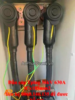 Đầu cáp T-Plug 3 pha 36kV 3M, 630A, 3x185mm² Chính hãng
