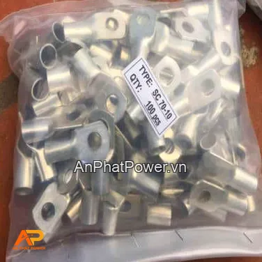 Đầu cos đồng SC70 mạ thiếc lỗ 8mm, 10mm, 12mm Chính hãng