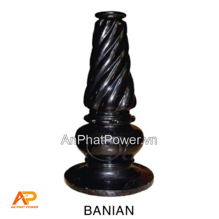 Đế gang cột đèn trang trí Banian (loại đế tròn) Chính hãng