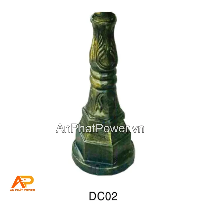 Đế gang trang trí cột đèn DC02 Chính hãng