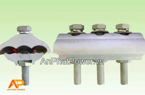 Ghíp nhôm 3 bulong nối cáp giá rẻ Chính hãng
