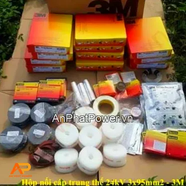 Hộp Nối Cáp Trung Thế 3x95mm2 3M Đổ Keo Resin Chính Hãng Chính hãng