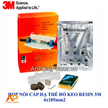 Hộp Nối Cáp Hạ Thế 4x185mm2 3M Resin Đổ Keo Chính hãng