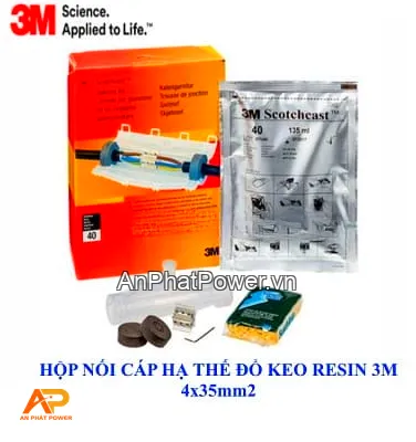 Hộp Nối Cáp Hạ Thế 3M 4x35mm2 Đổ Keo Resin Chính hãng
