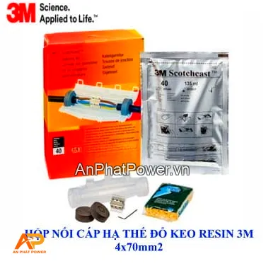 Hộp Nối Cáp Hạ Thế 4x70mm2 3M (Resin) Chính hãng